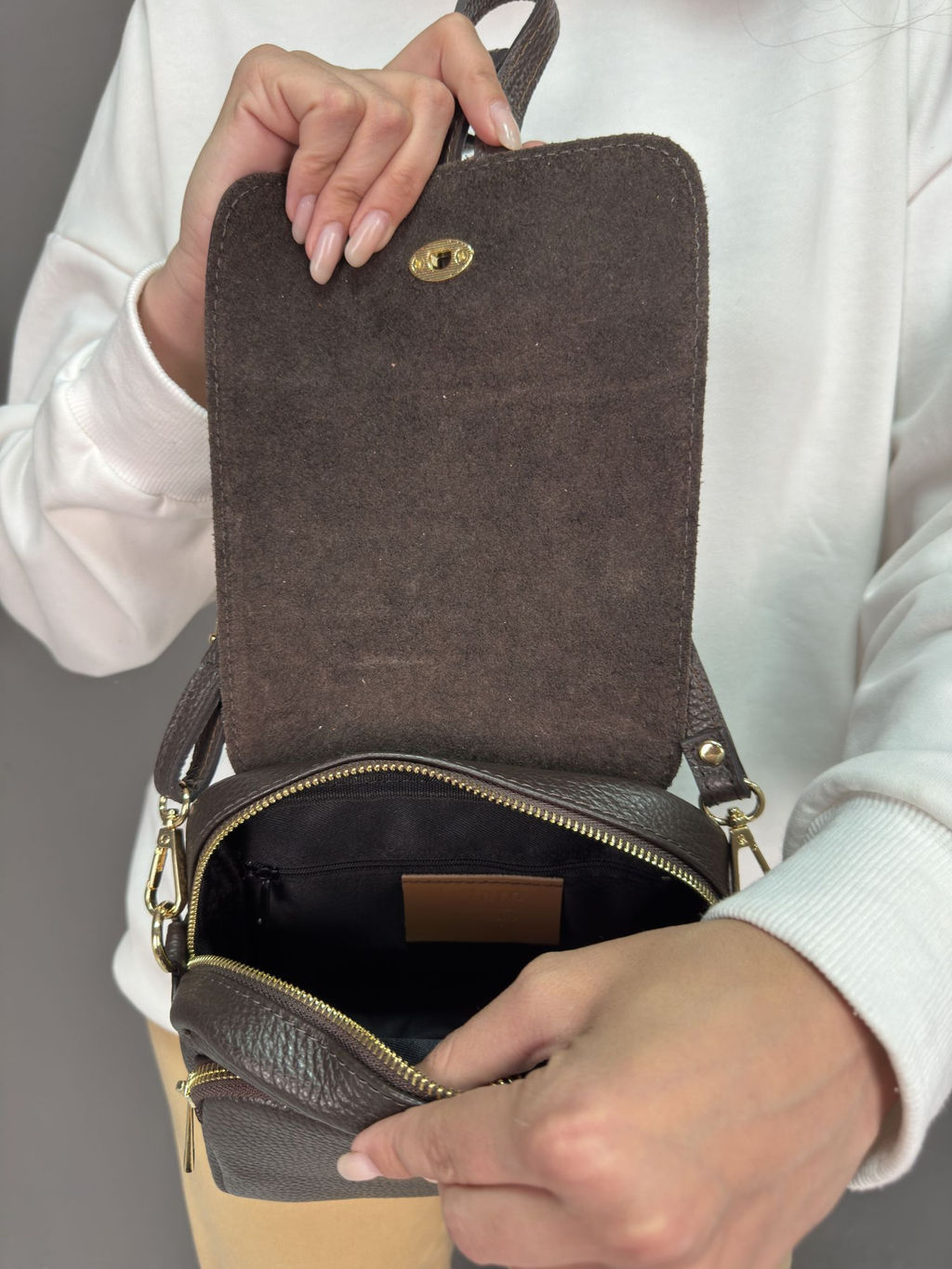 Сумка женская из телячьей кожи - Sefaro collection фото 5