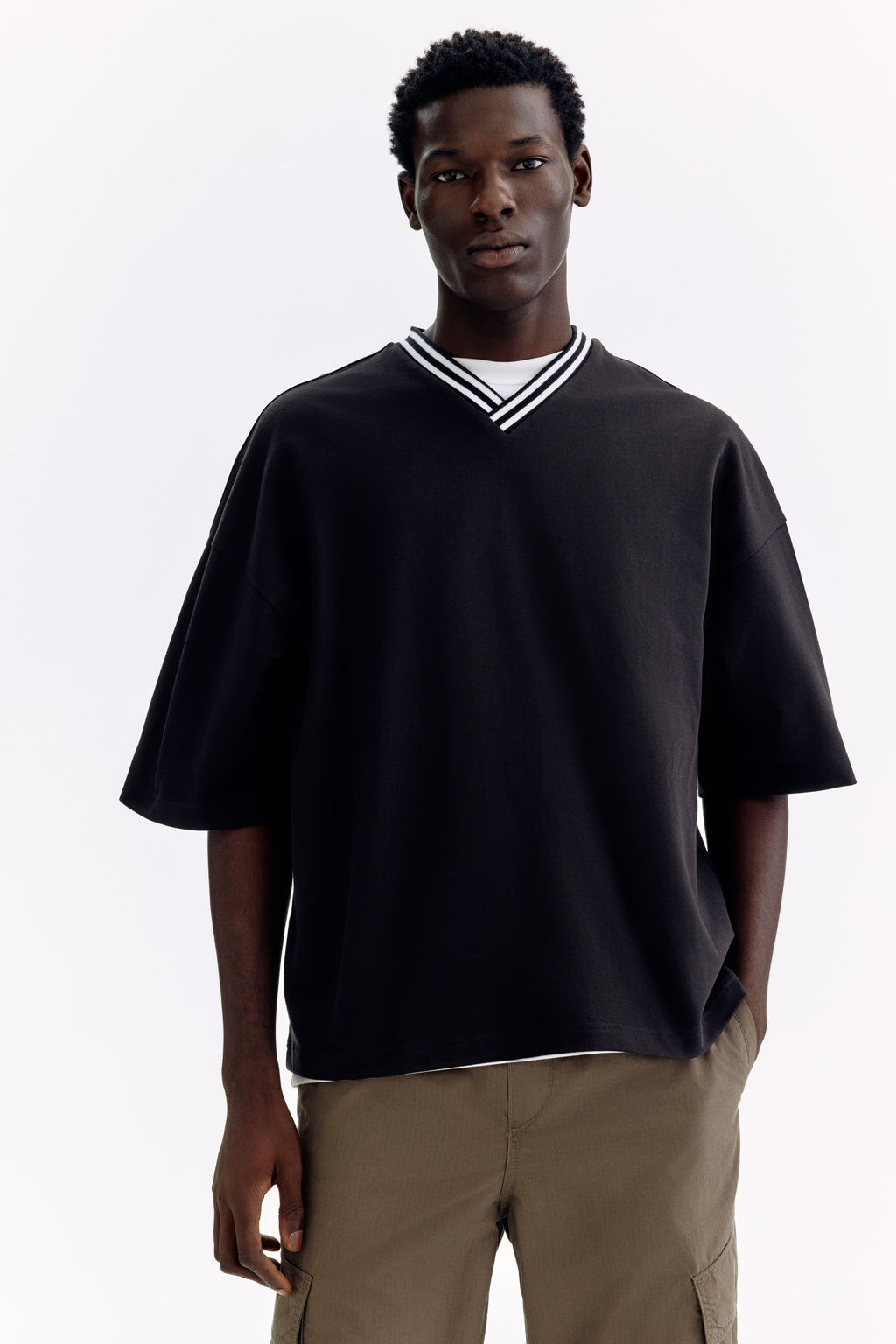 Camiseta de algod?n Oversized Fit - H&m фото 3