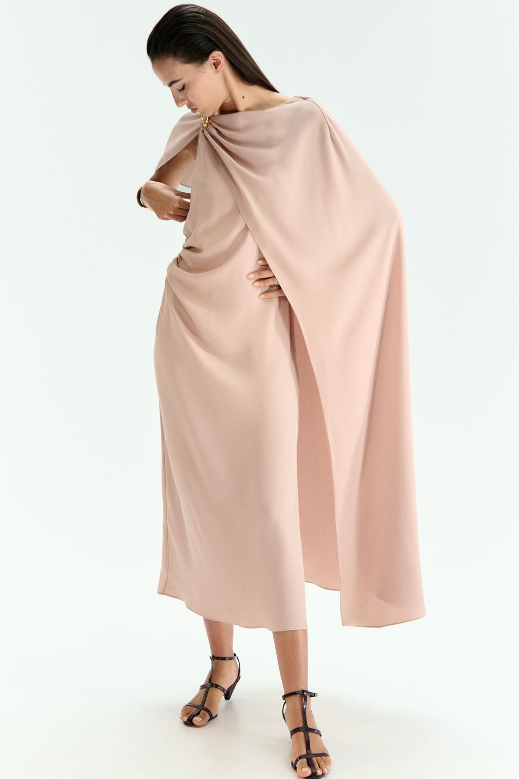 Vestido con capa decorativa - H&m фото 2