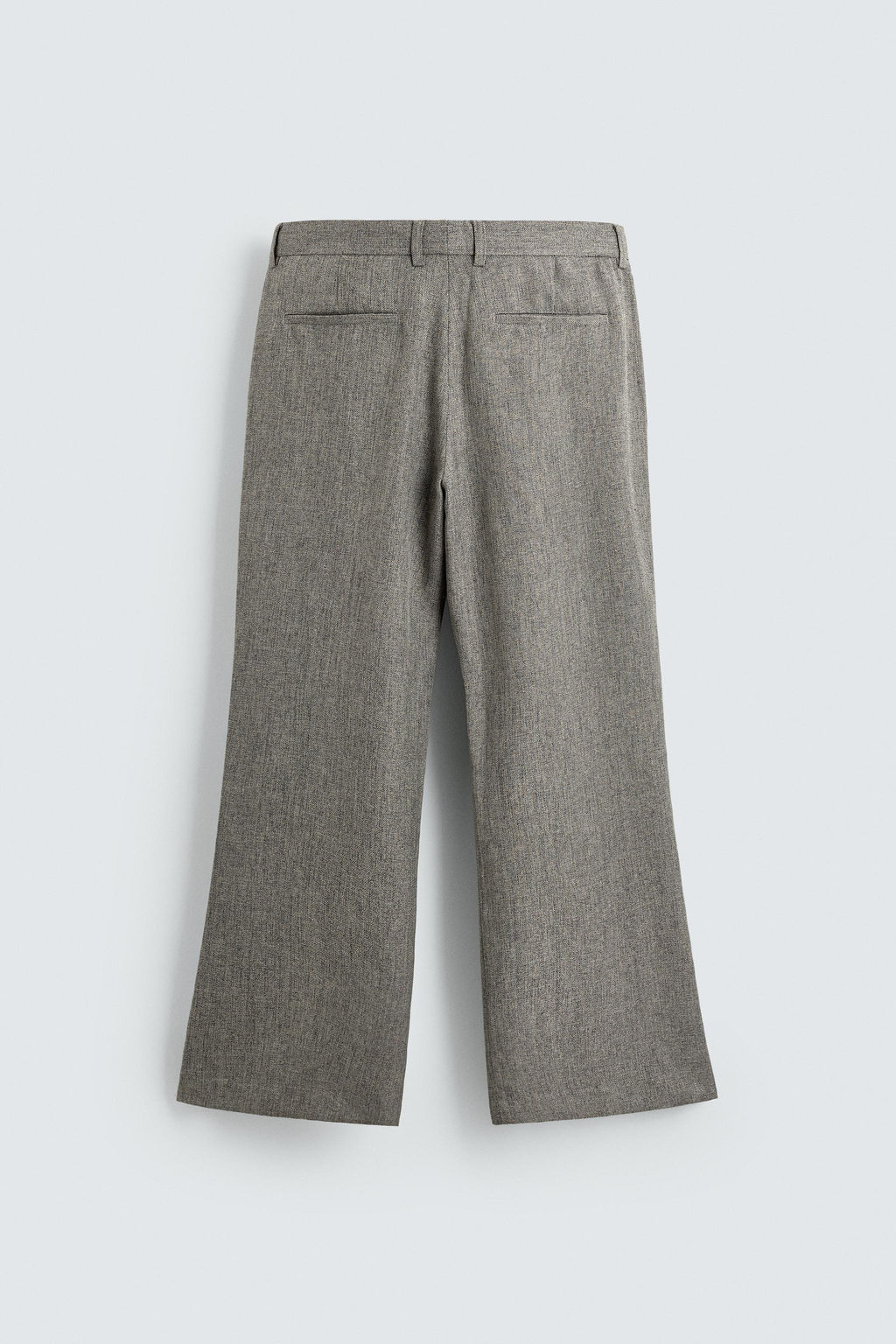 TEXTURED FLARE FIT TROUSERS - Zara фото 9