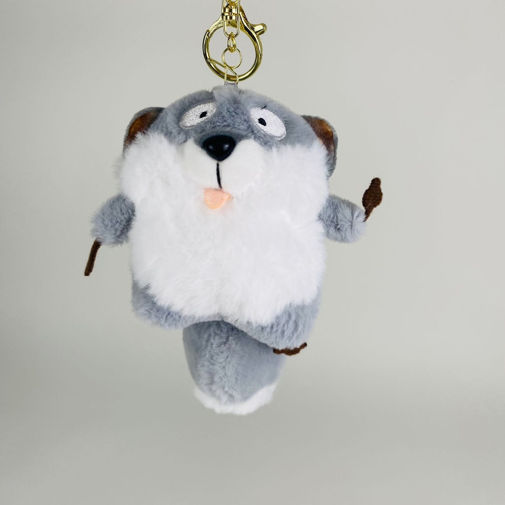 Мягкая игрушка брелок Белка пухлая 15 см в ассортименте - Storyland фото 4