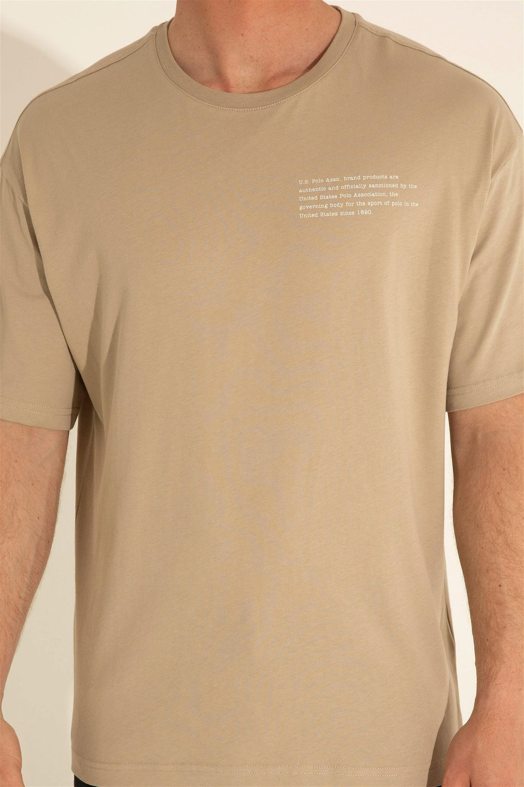 Мужская футболка светло-хаки - U.s. polo assn фото 14