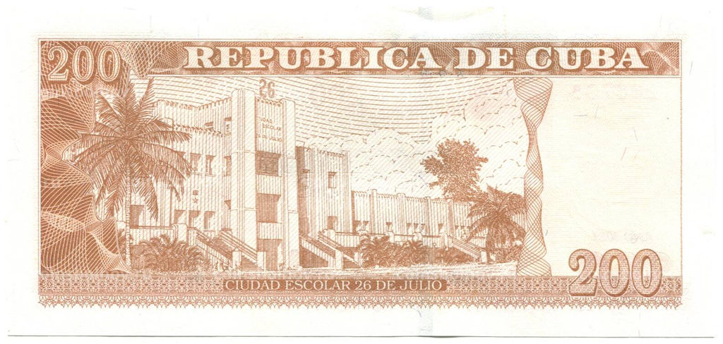Банкнота 200 песо 2023 года Куба