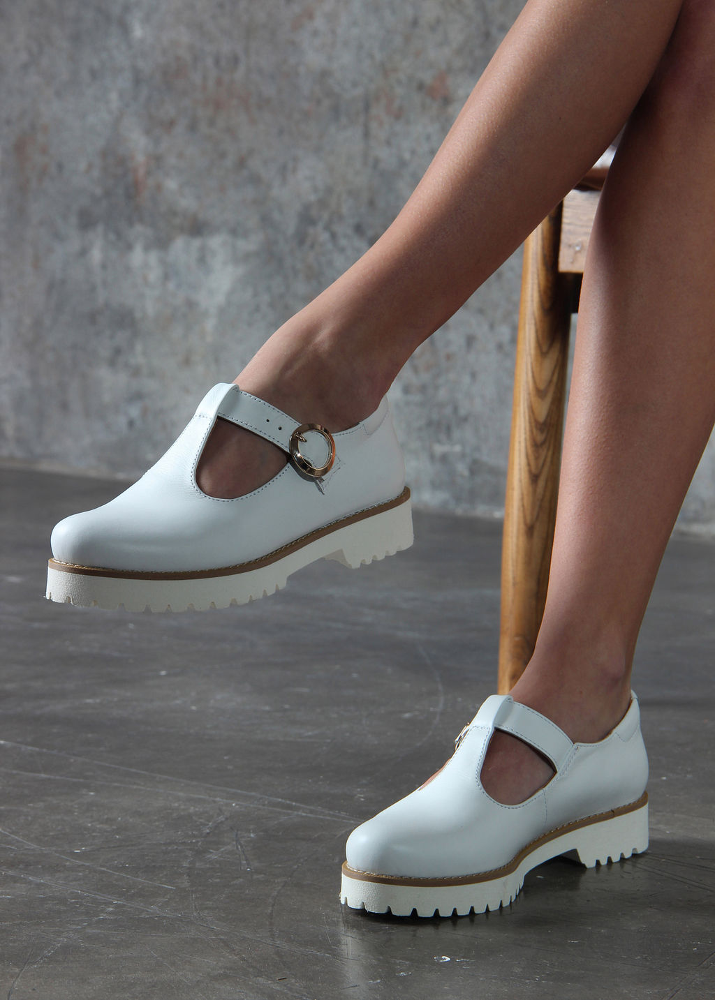 Туфли полуботинки 1004.sigmaw. белый