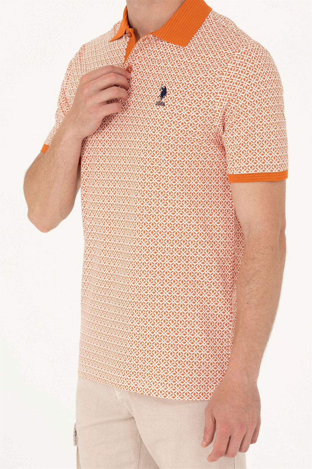 U. S. Polo Assn Мужская футболка с воротником-поло Brick - U.s. polo assn фото 13