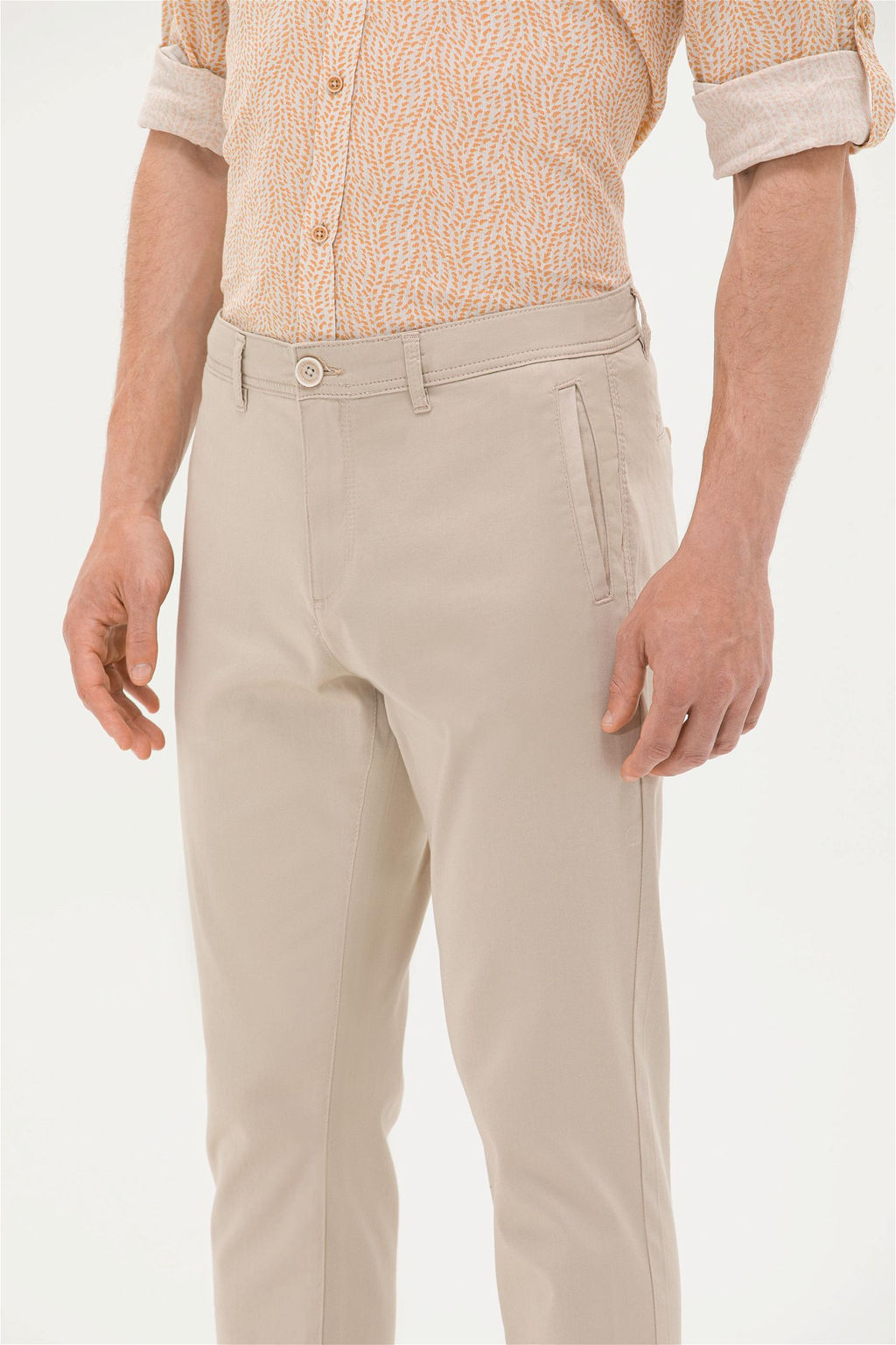 Мужские брюки из плотной ткани Stone - U.s. polo assn фото 13