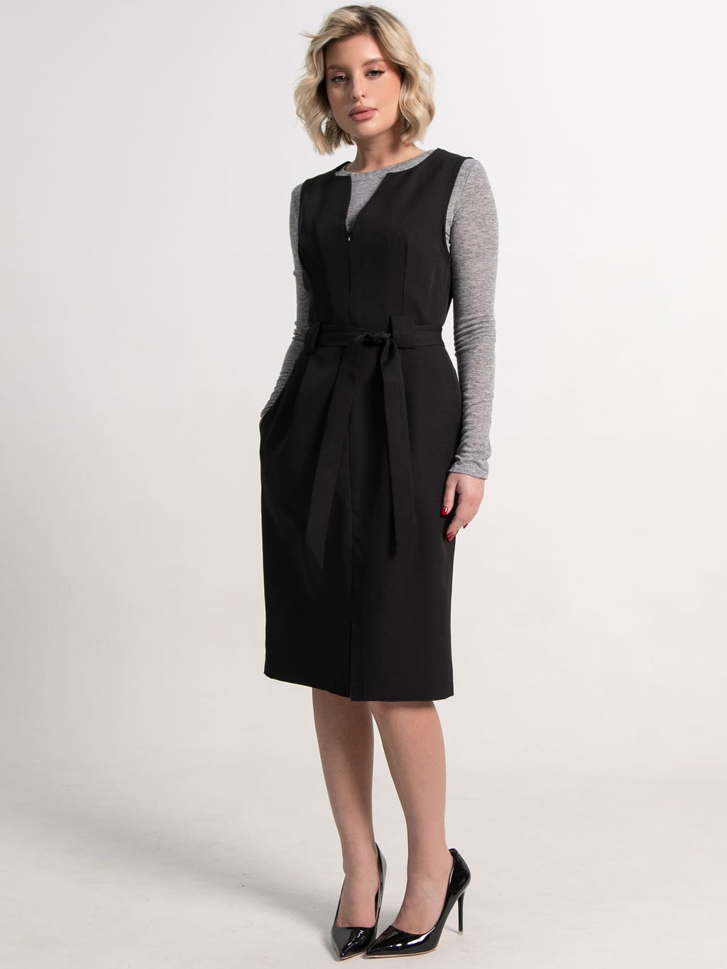 Платье Анфиса (черное) П15230-6М - Lt collection фото 2