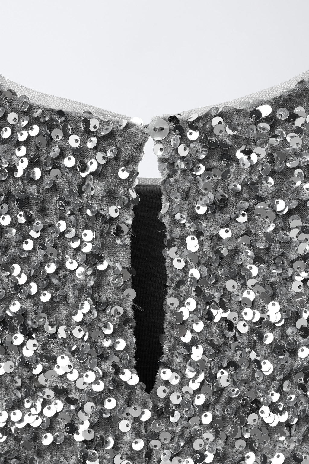 RUFFLED SEQUIN DRESS - Zara фото 4