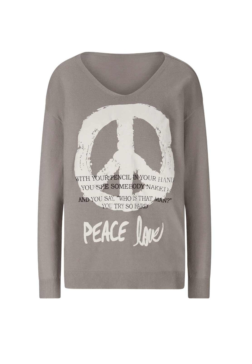 Пуловер, серо-бежевый - Heine фото 2