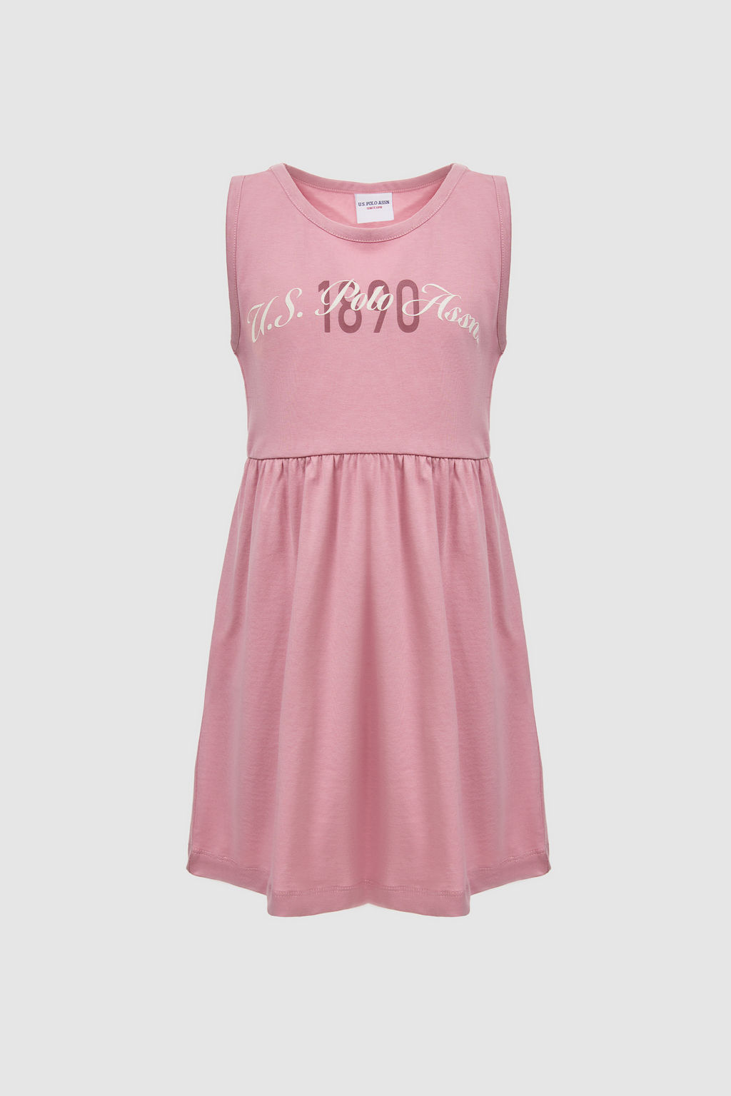KДz Гocuk Pembe Bisiklet Yaka Elbise - U.s. polo assn фото 6