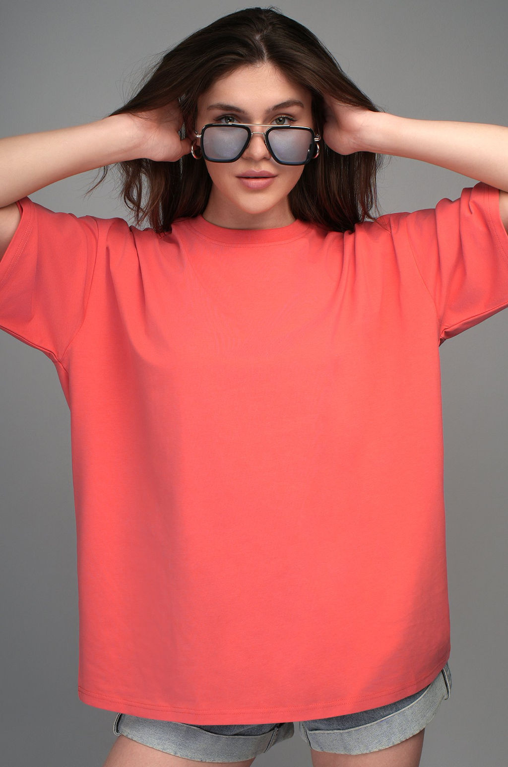 Женская футболка оверсайз Happyfox