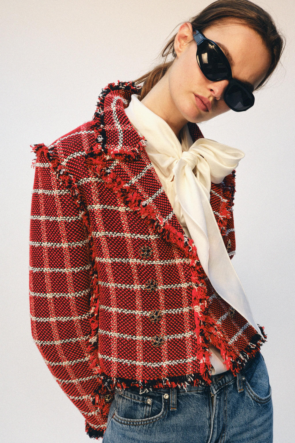 BLAZER TEXURA ZW COLLECTION / Rojo - Zara фото 2