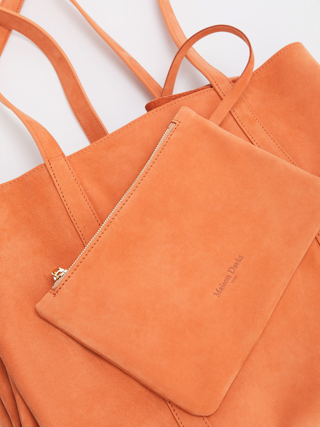 Женский шоппер MAISON DAVID EMMA Артикул 4661384, персиковый  фото 2