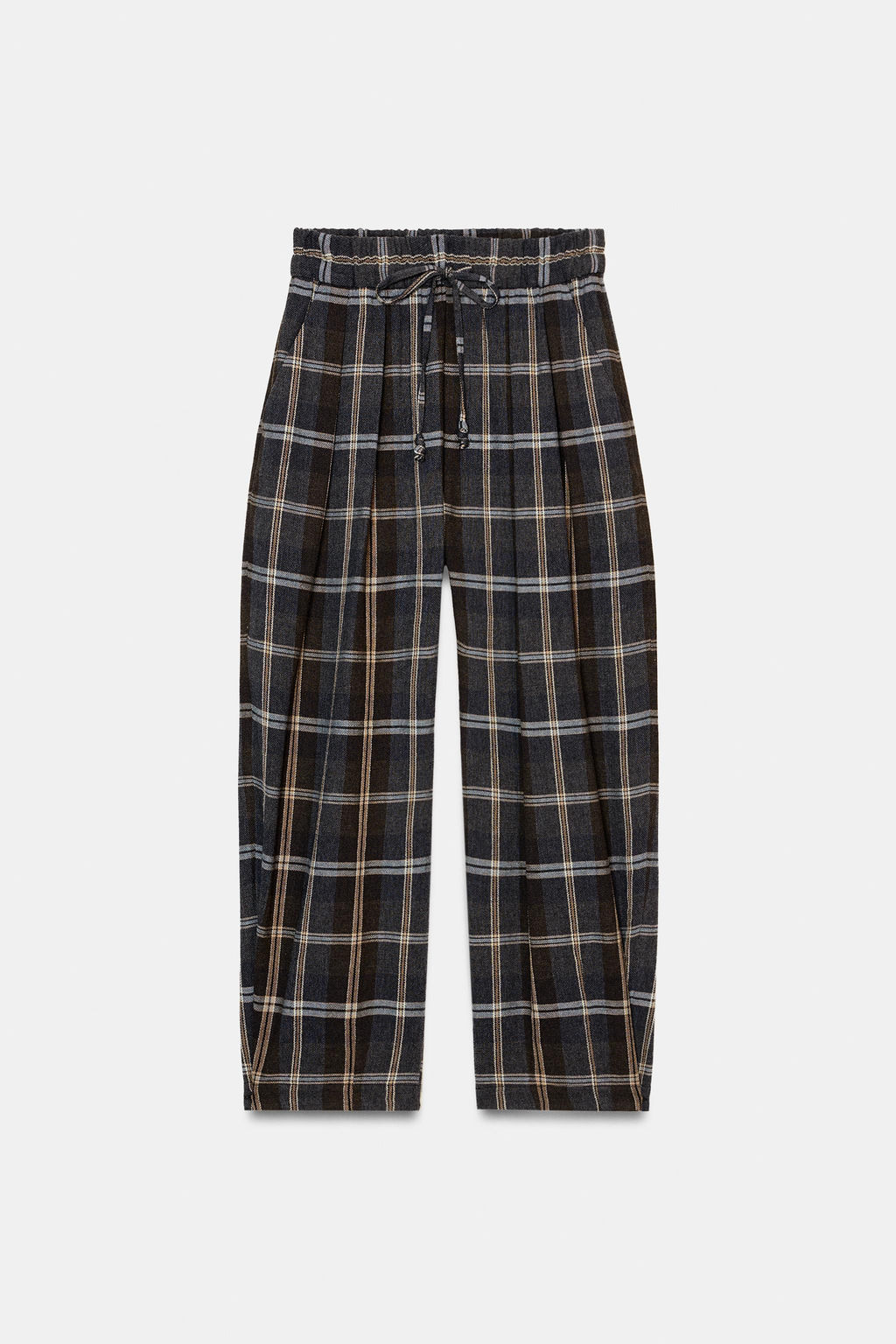 ZW COLLECTION CHECK TROUSERS - Zara фото 14