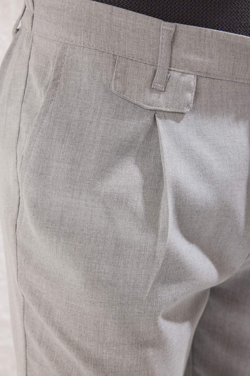 TRENDYOL MAN Siyah Italyan Kesim Pileli Klasik Duble Paca Kumas Pantolon TMNSS24PL00022 - Trendyolmilla фото 6