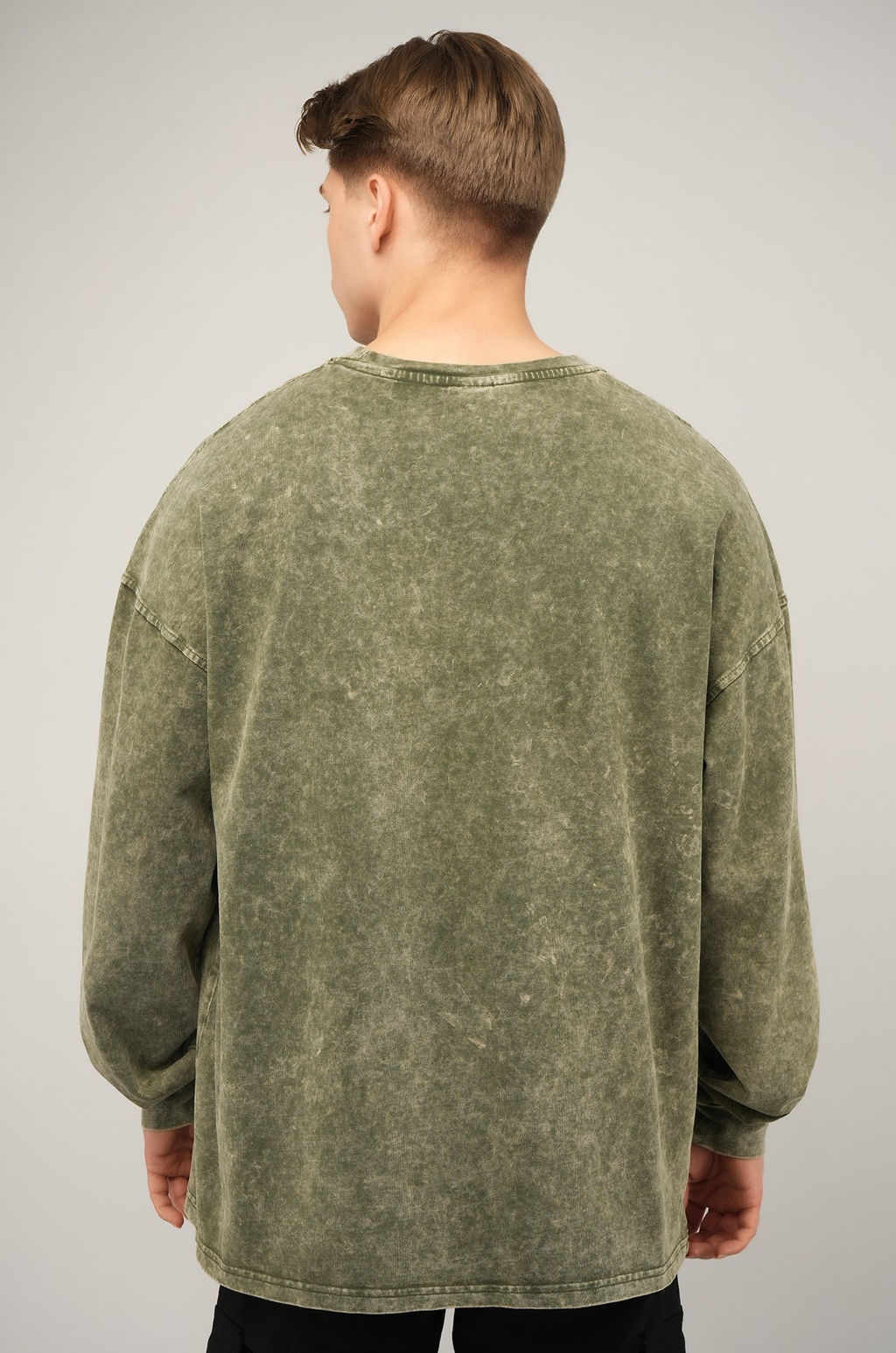 Мужской лонгслив оверсайз Happyfox