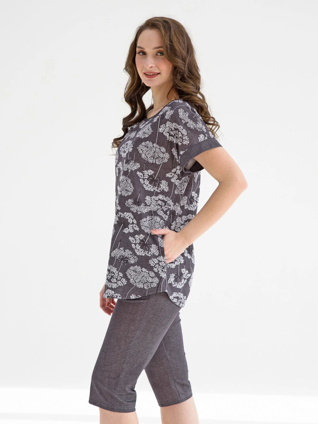 Костюм Хлопок 100% Луговые цветы - Оптима фото 6