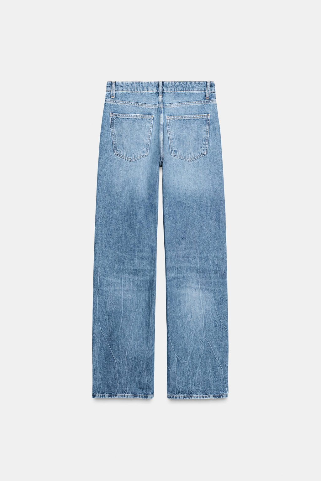 TRF WIDE-LEG HIGH-WAIST JEANS - Zara фото 15