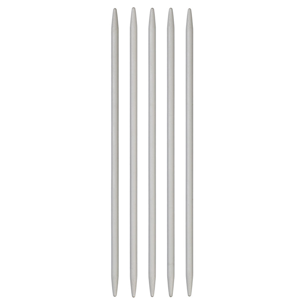 Спицы PRYM 191365 чулочные алюминий d 4.0 мм 15 см 5 шт с острием на обоих концах  фото 3