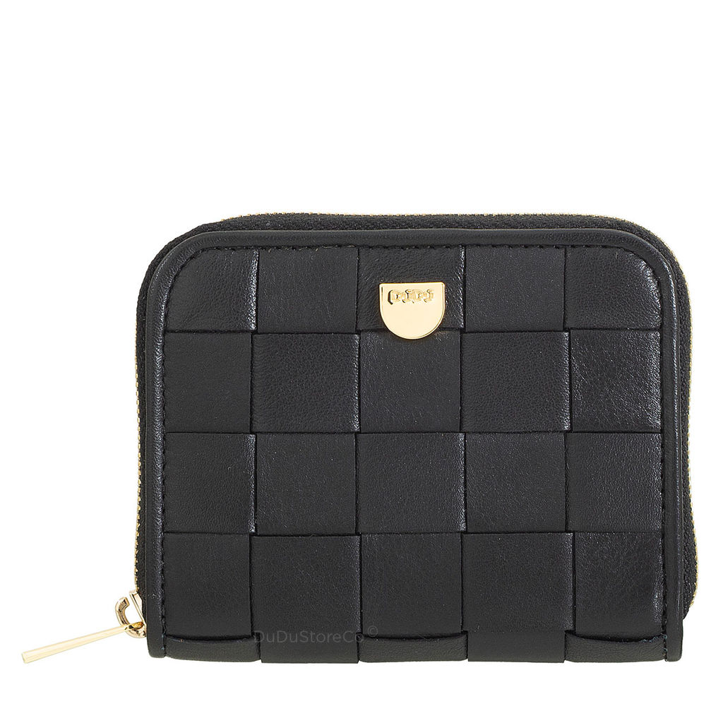 Итальянский кожаный кошелек для карт DuDu серии Hokkaido | черно-розовый - Dudubags фото 2