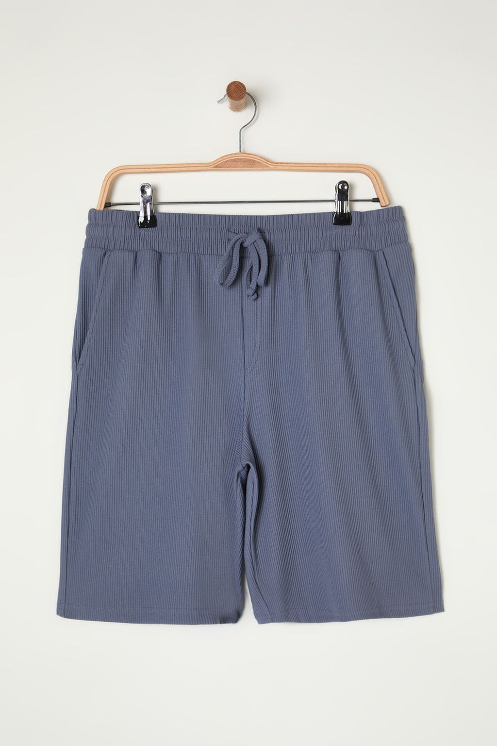 Indigo Oversize/Genis Kesim Dokulu K?r?smaz Ottoman Sort TMNSS24SR00037