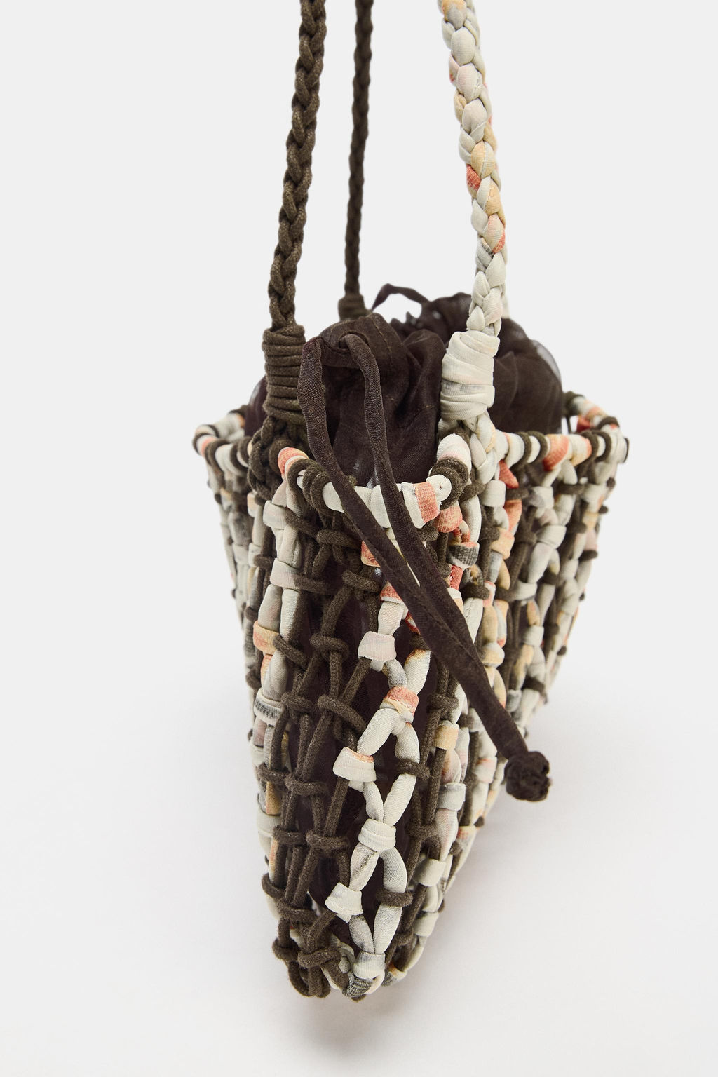 BRAIDED KNIT MINI BAG - Zara фото 7