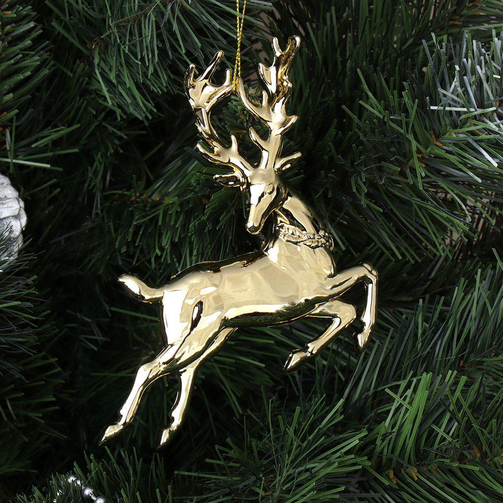 Новогоднее украшение Олень 15*1*12.5 см / LF-7068G/S /уп 720/ - ГалеонТрейд фото 2