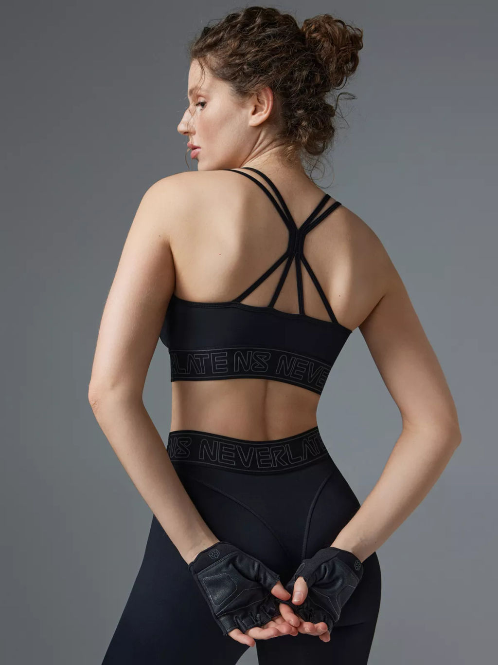 Топ спортивный с двойными бретелями - NEVERLATE фото 2