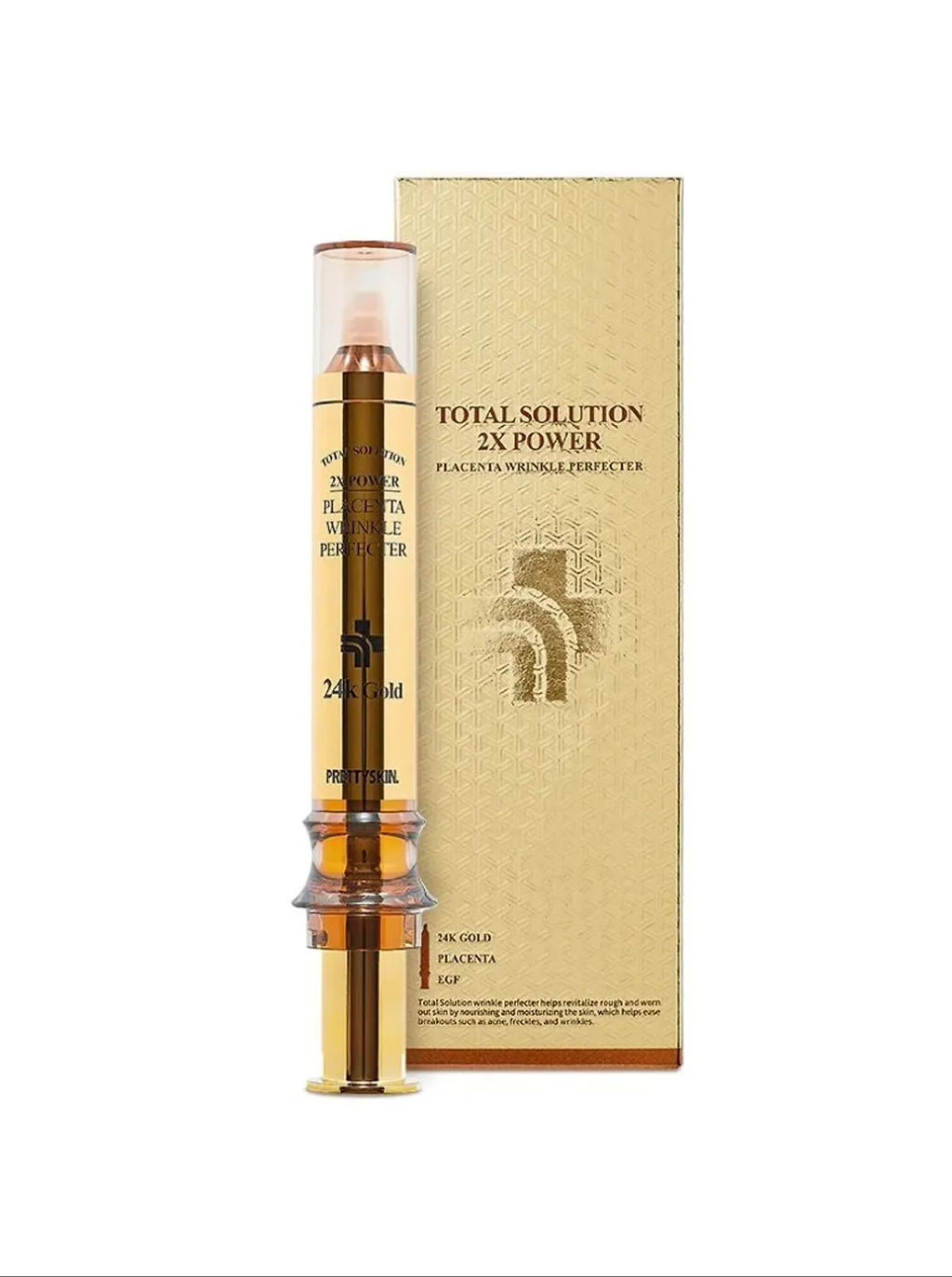 Total Solution 2X Power Placenta Wrinkle Perfecter - Средство против морщин с экстрактом плаценты, 12 мл