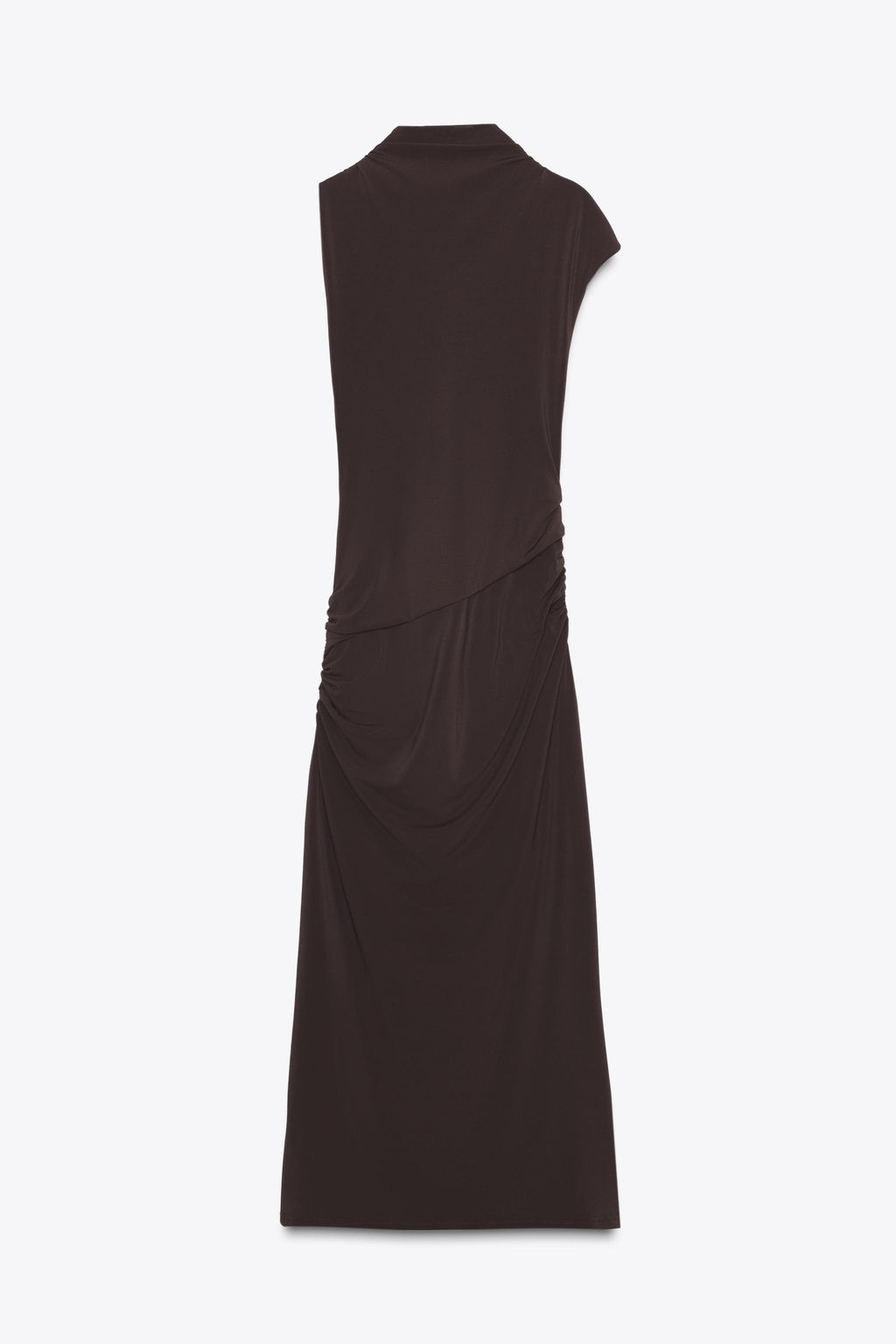 GATHERED MIDI DRESS - Zara фото 7