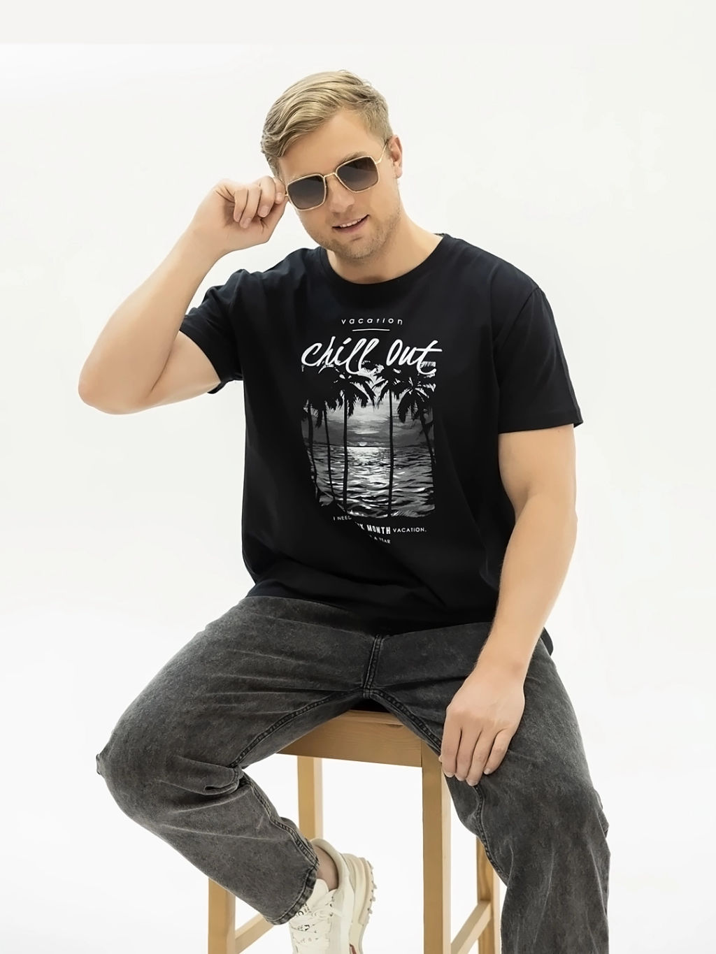 Футболка мужская, мод.1963 - Барболета фото 3