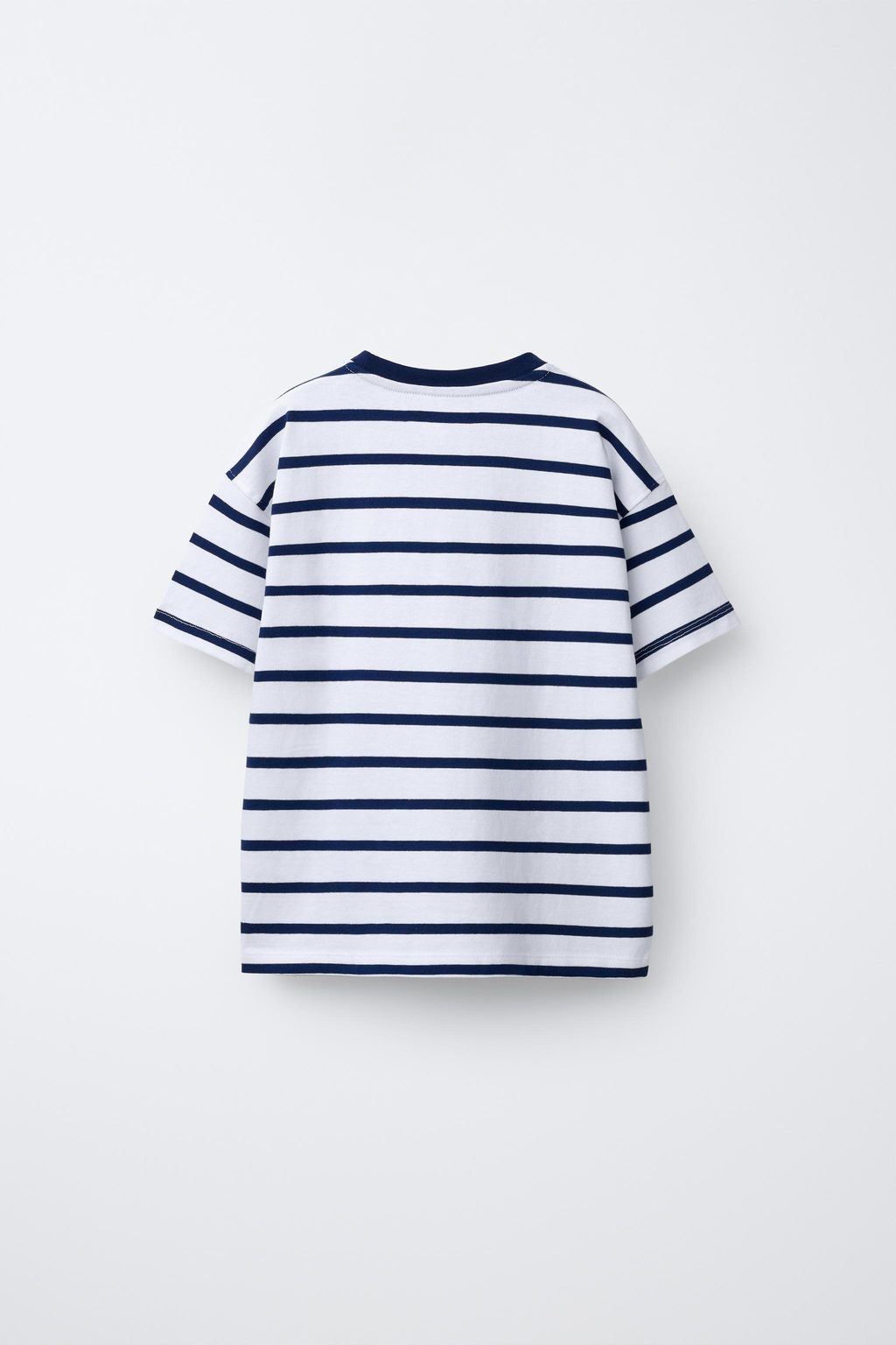 CAMISETA RAYAS HEAVY WEIGHT TEXTO / Marinos / Crudos - Zara фото 2