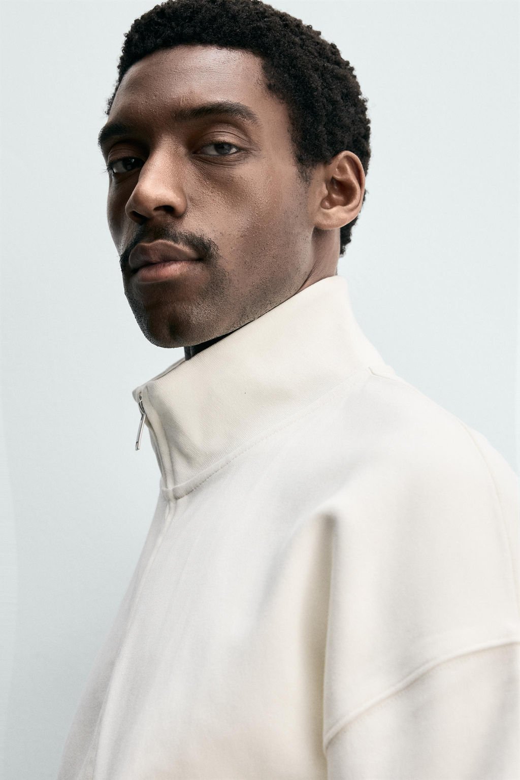 SUDADERA INTERLOCK CREMALLERA / Crudo - Zara фото 6