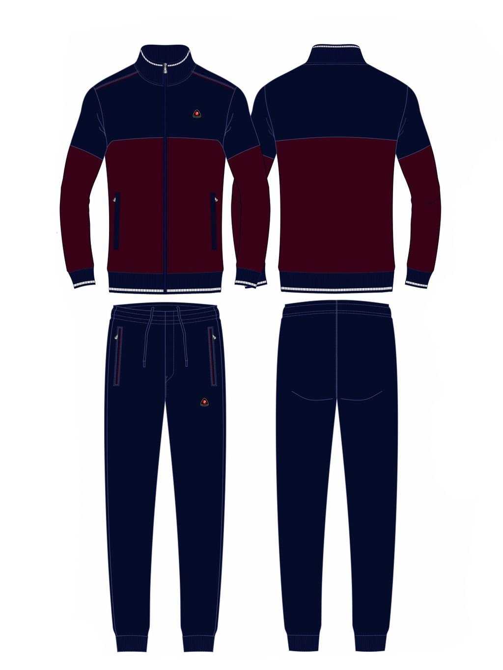 Спортивный костюм мужской 11M-RR-1315 RED-N-ROCKS