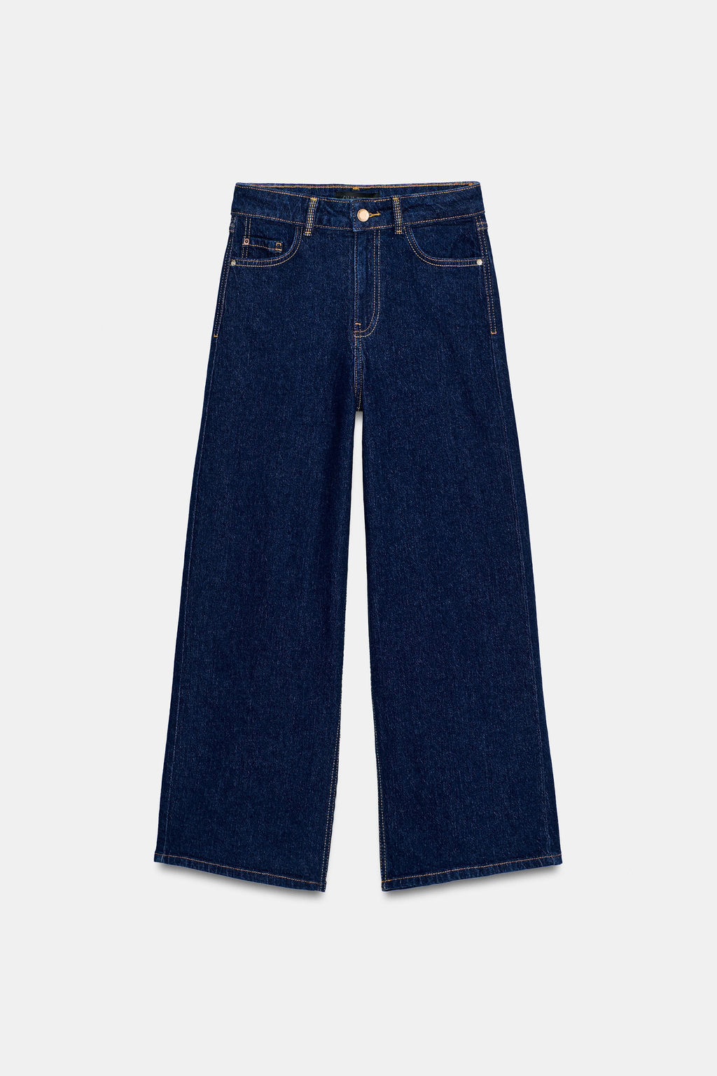 JEANS Z1975 CULOTTE TIRO ALTO COMFORT / Azul - Zara фото 10