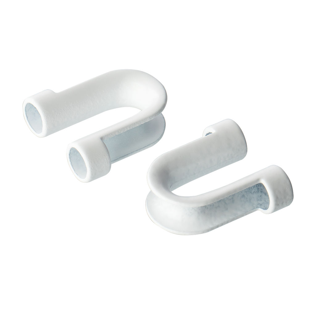 Концевик металл Gamma GB 1657 декоративные в пакете 20 шт №02 Белый