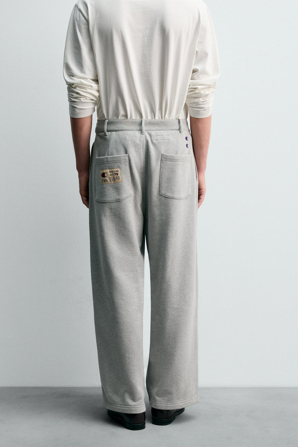 CHAMPION ® X ZARA RELAXED FIT PLEATED TROUSERS  фото 3