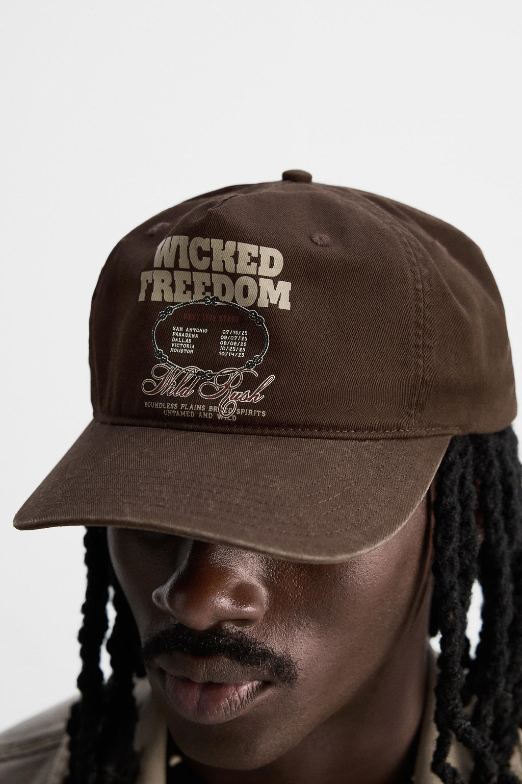 WASHED PRINT CAP - Zara фото 3