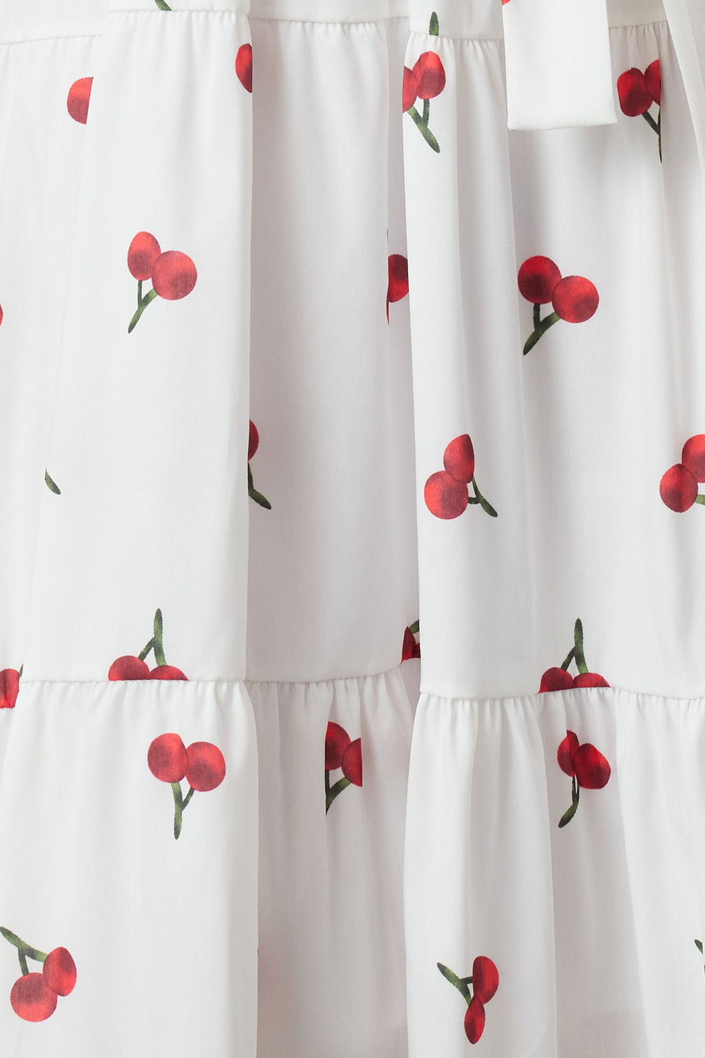 TRENDYOLMILLA Beyaz Kusakl? A Kesim Kruvaze Yaka Midi Dokuma Elbise TWOSS24EL00914  фото 11