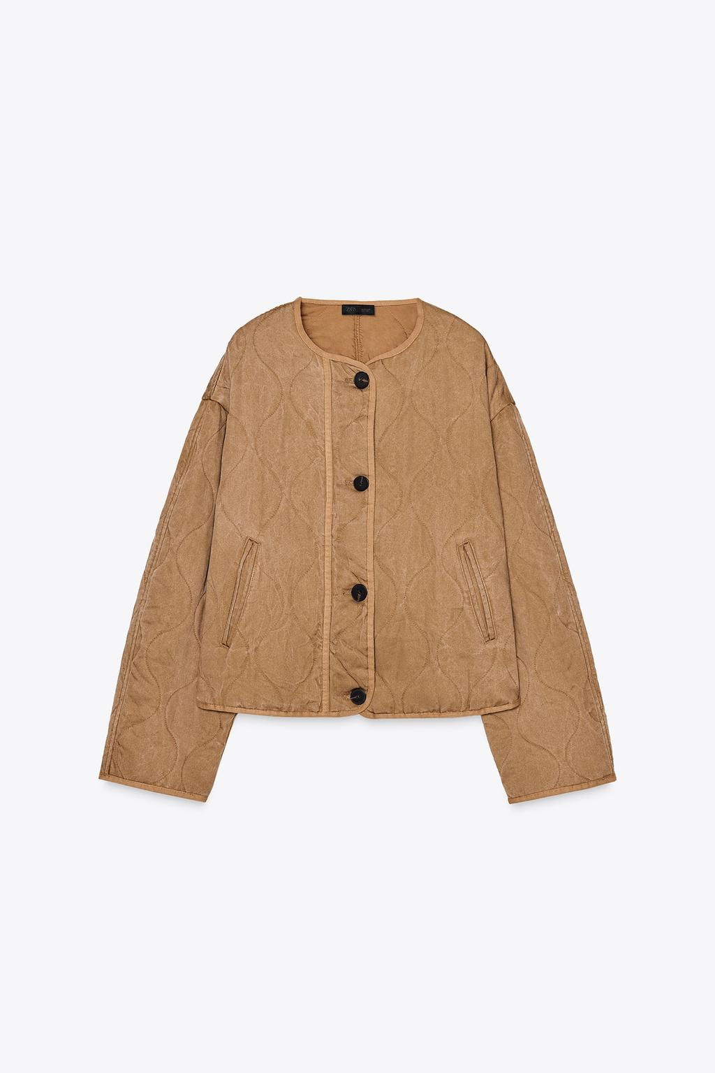 WASHED-EFFECT PADDED JACKET - Zara фото 5