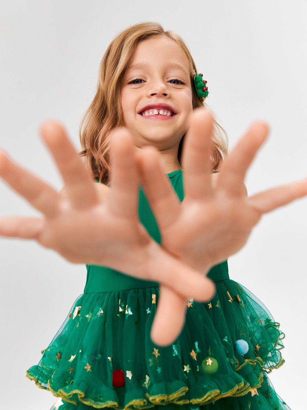 ACOOLA / Набор из 2 заколок для волос дет. Janssen зеленый  фото 6