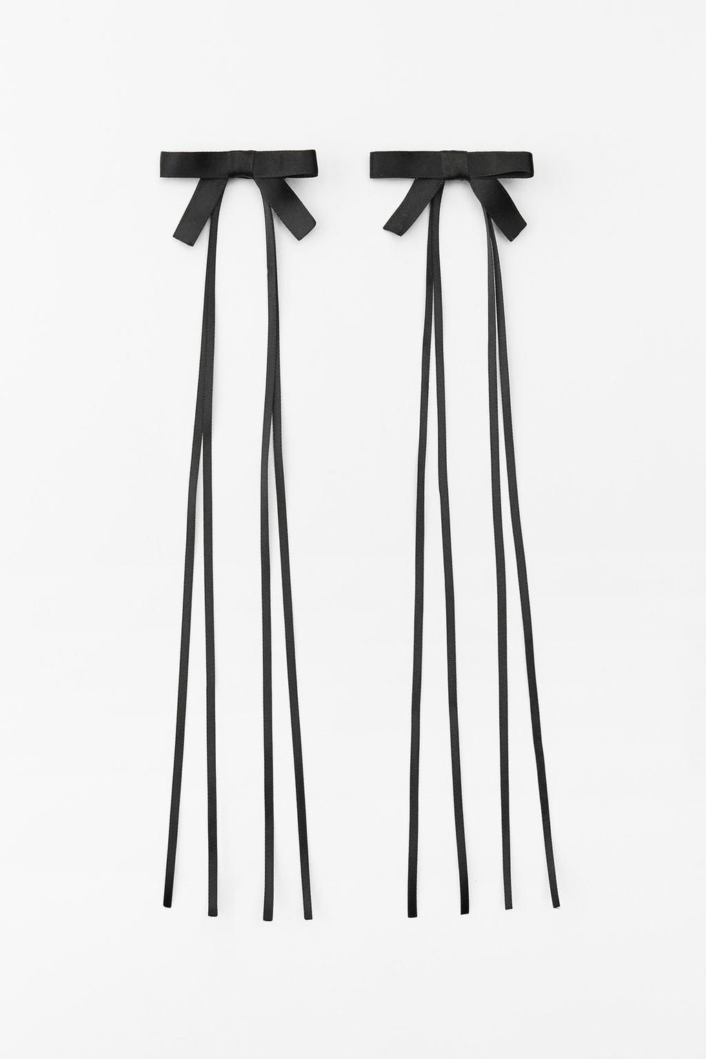 2-PACK OF SATIN BOW HAIR CLIPS - Zara фото 3