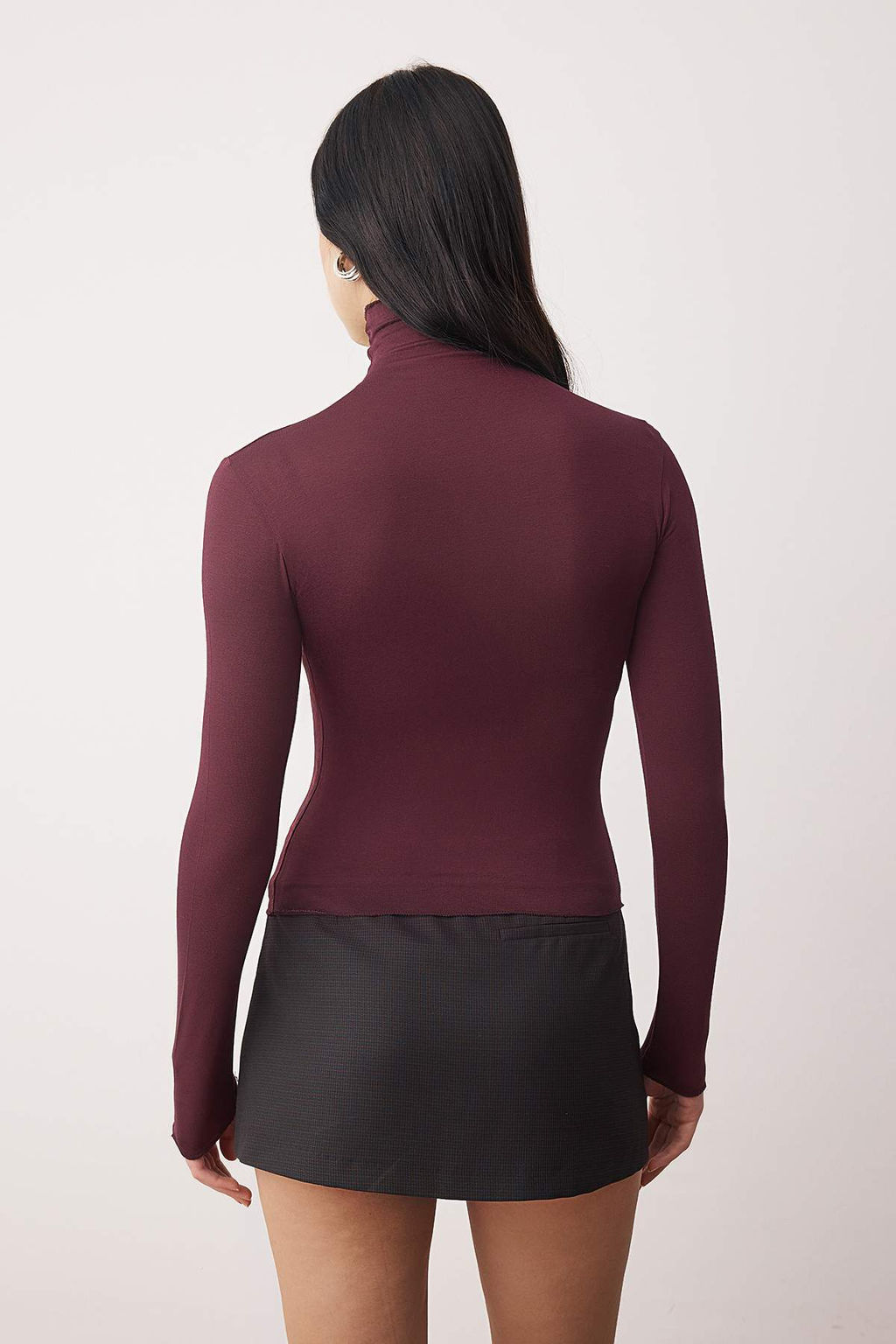 Murdum Transparan Dik Yaka Esnek Normal Boy Orme Bluz TWOAW26BZ00266