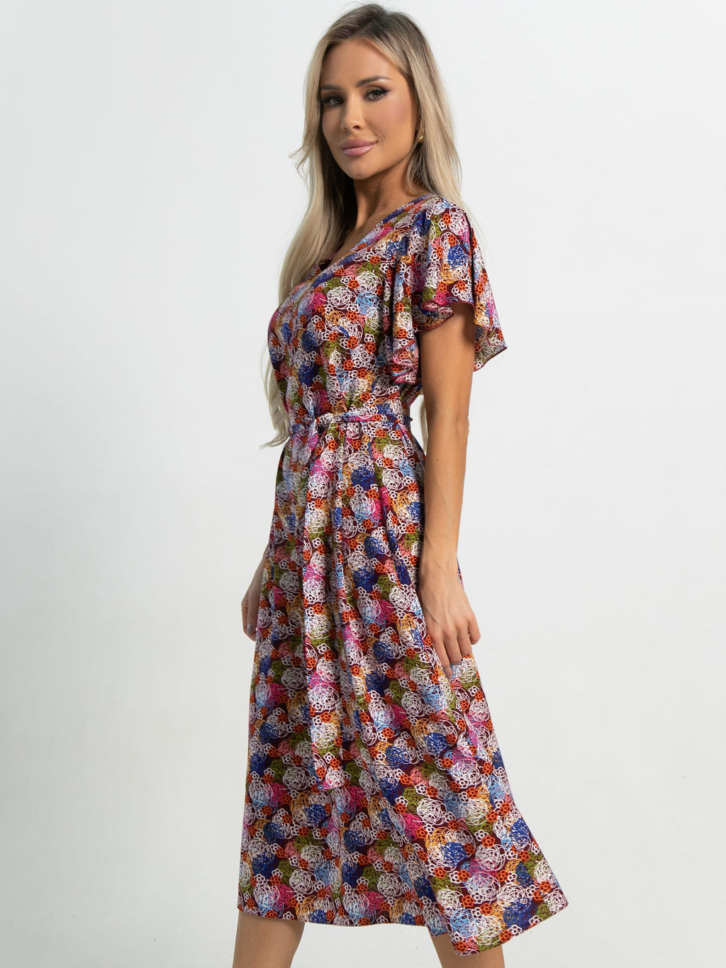 Платье Южное солнце (винное) П15722-4М - Lt collection фото 5