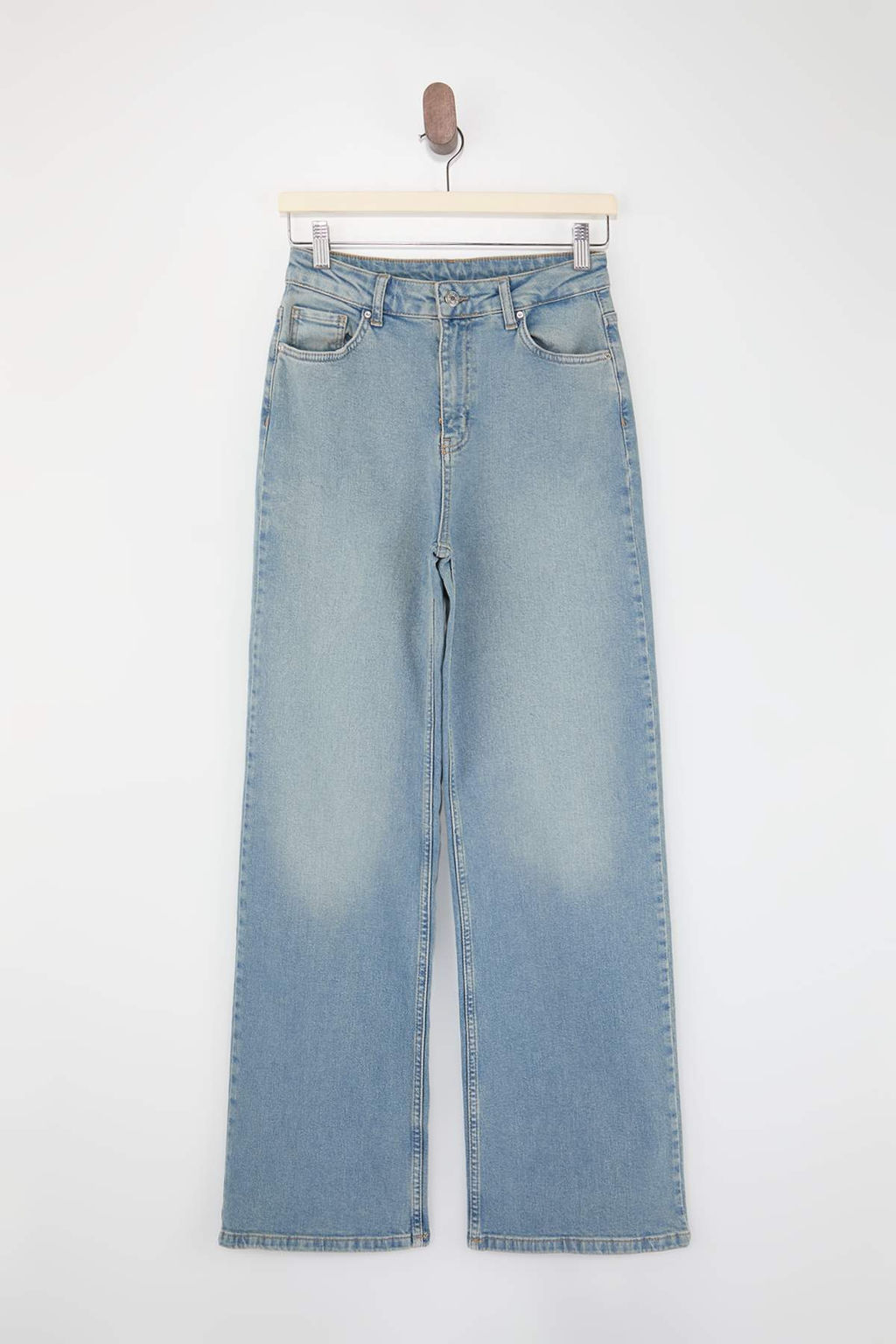Mavi Yuksek Bel Orta Esnek Wide Leg Genis Paca Jeans TWOSS26JE00118