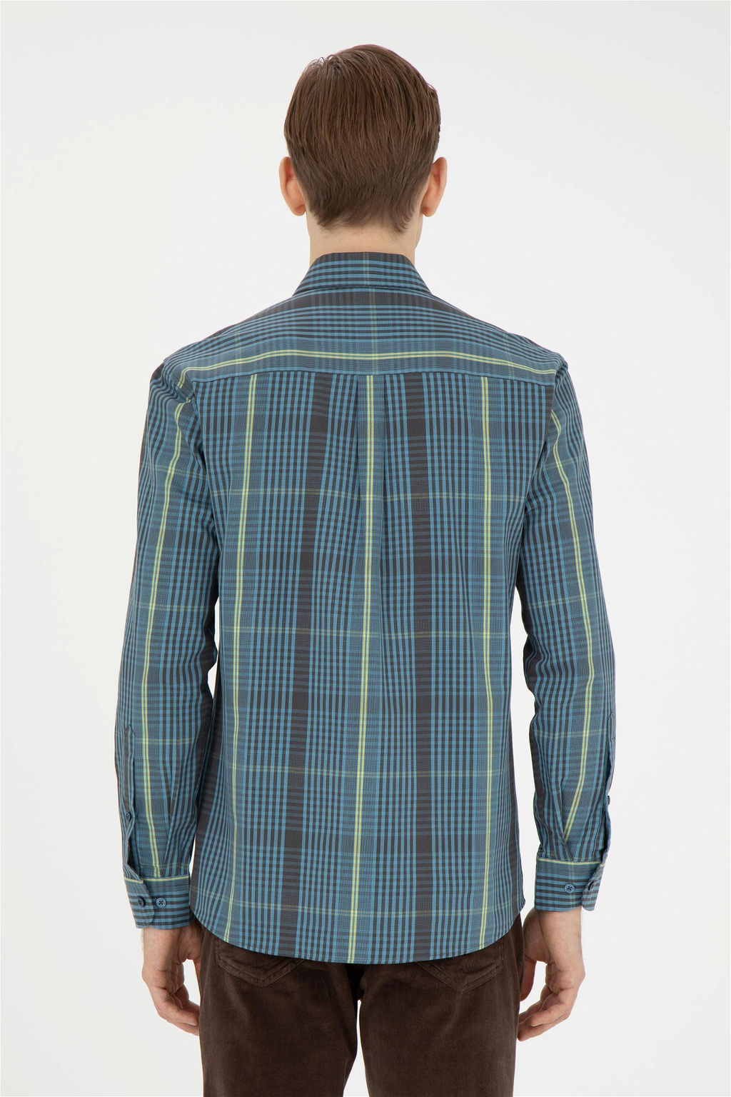 Мужская рубашка Petrol с длинным рукавом - U.s. polo assn фото 5