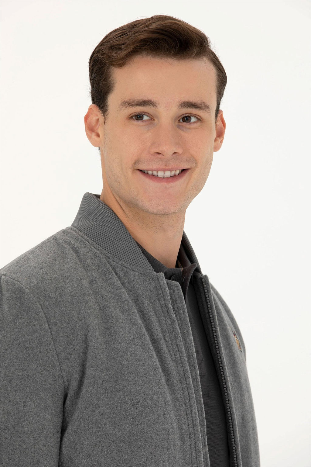 U. S. Polo Assn / Мужское пальто антрацитового цвета - U.s. polo assn фото 9