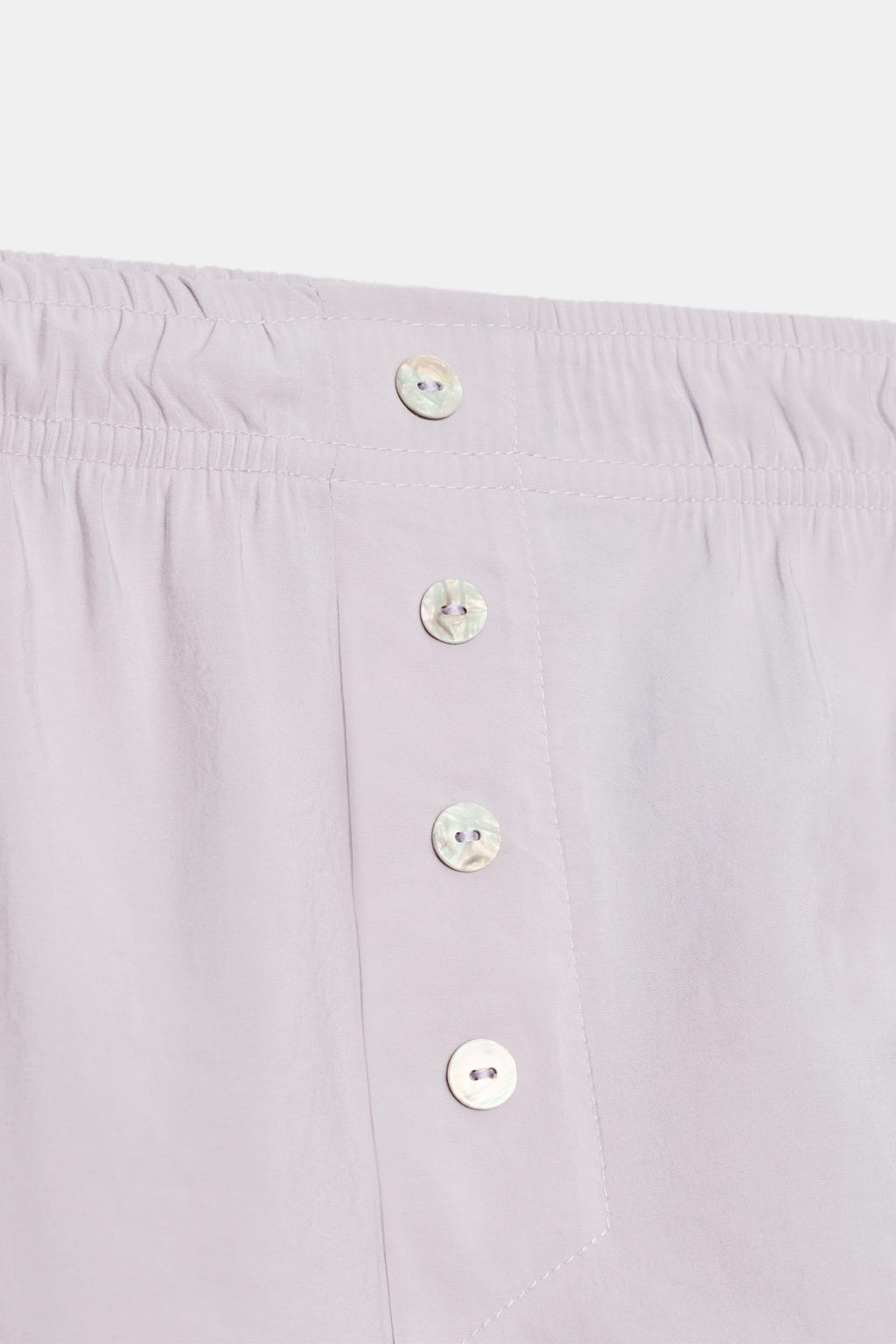 SHORTS FLUIDOS BOTONES / Malva claro - Zara фото 8