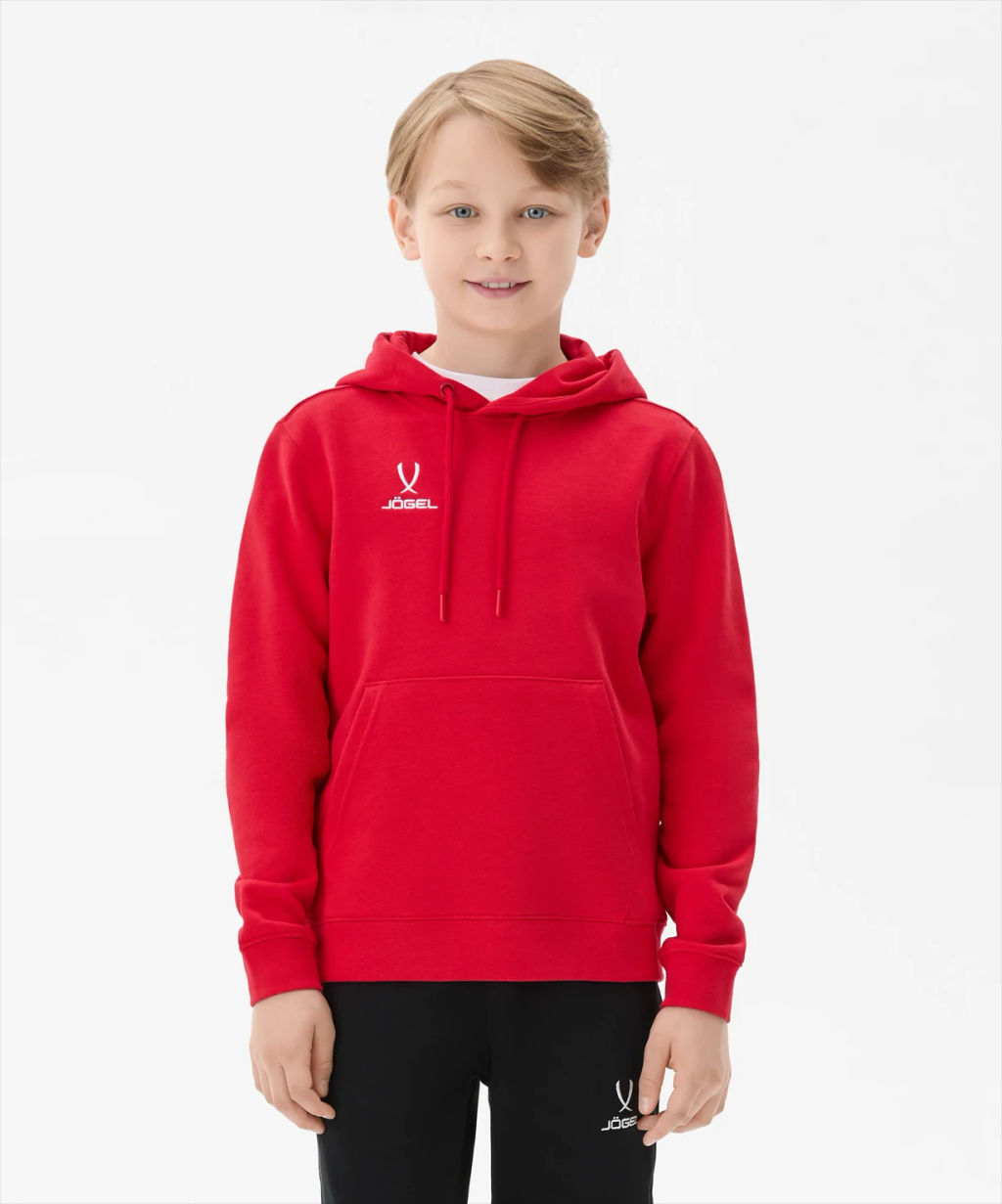 Худи JOGEL ESSENTIAL Cotton Hoodie, красный, детский  фото 7