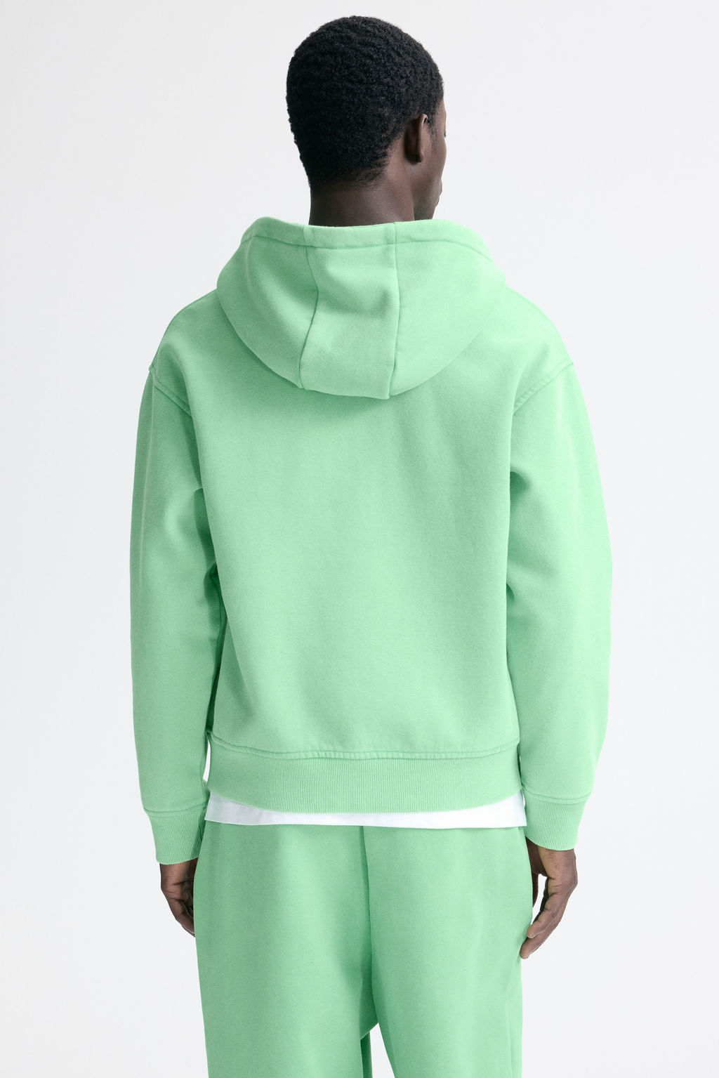 Chaqueta sudadera boxy con capucha Loose Fit - H&m фото 5